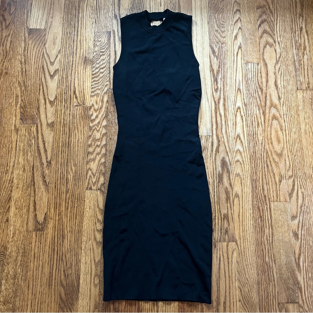 Alexander Wang Black Bodycon Maxi Dress